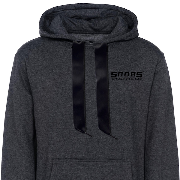 SNORS hoodies-SATIN Hoodieband SCHWARZ-2 lengths-cord for hoods flat