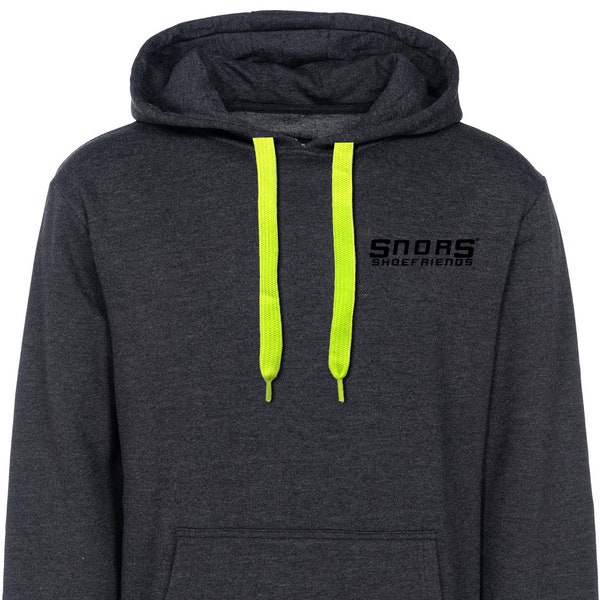 SNORS Hoodies - Hoodieband NEONGELB - 2 Längen - Kordel für Kapuzen flach