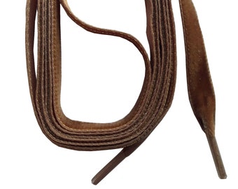 SNORS-SAMT laces-SAMTSENKEL coffee brown, 2 lengths, about 9 mm