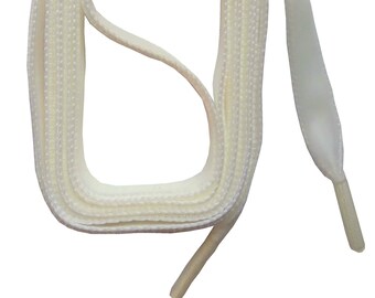 SNORS-SAMT laces-SAMTSENKEL White, 2 lengths, about 9 mm