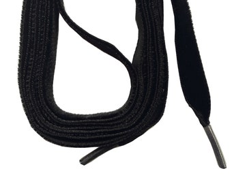 SNORS-SAMT laces-SAMTSENKEL Black, 2 lengths, about 9 mm