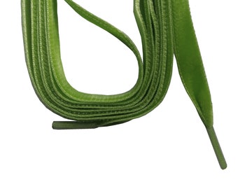 SNORS-SAMT laces-SAMTSENKEL Green, 2 lengths, about 9 mm