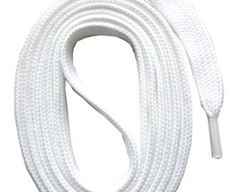 SNORS - Lacets - FLACHSENKEL Blanc, 10 longueurs, 2 largeurs