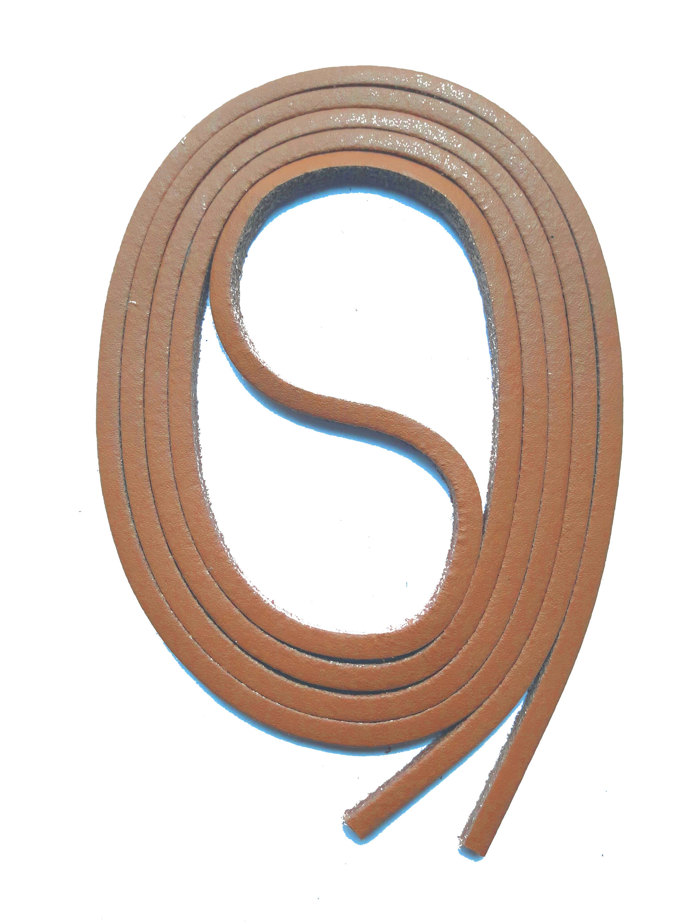 SNORS LACC CUOO PELLE VERDE 120 cm / 3x3mm DOCKSDER,STRNGHE PER