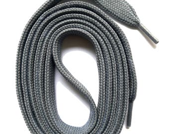 SNORS - Laces - FLACHSENKEL Grey, 10 lengths, 2 widths