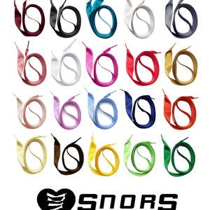 SNORS hoodies-SATIN Hoodieband SCHWARZ-2 lengths-cord for hoods flat image 4