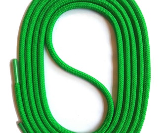 SNORS - Laces - RUNDSENKEL GREEN, 6 lengths, approx. 3 mm, integr. Train stabilization