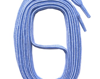 PETIT-fils de SNORS - dentelle - lin blanc/bleu, rayé, 130 cm, env. 5 mm