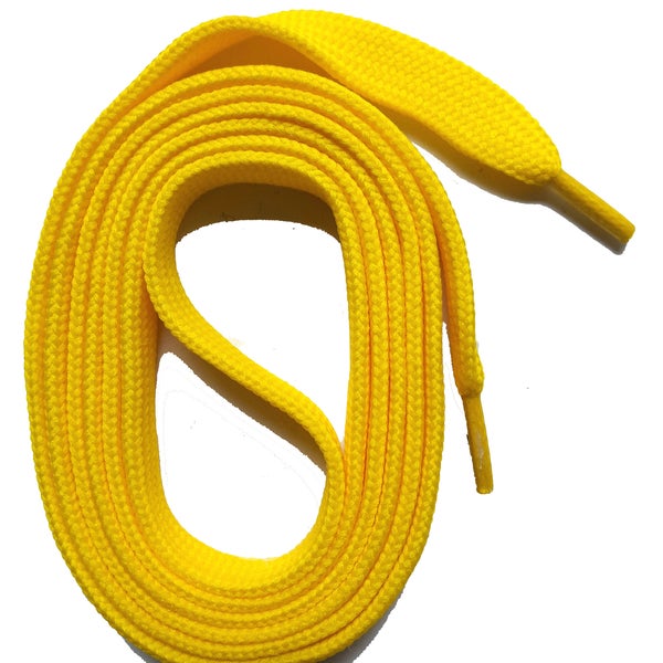 SNORS - Lacets - FLACHSENKEL Jaune, 10 longueurs, 2 largeurs