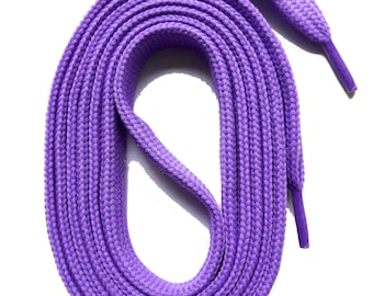 SNORS - Shoelaces - Flat Shoelaces Purple, 9 lengths, 2 widths