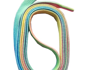 SNORS - laces - printed FLACHSENKEL rainbow 75 cm, approx. 10 mm