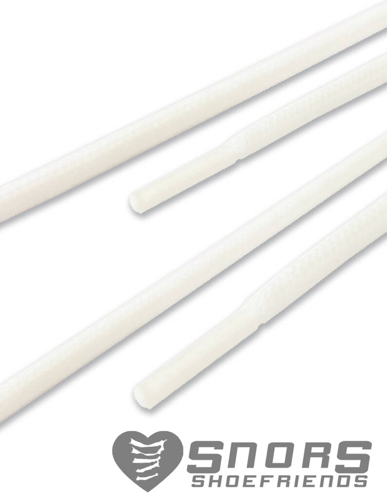 laces about 3 mm integr SNORS Train stabilization 4 lengths round LACES white