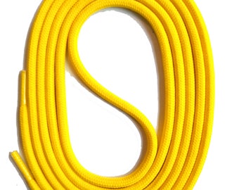 SNORS-veters-rond SENKEL geel, 6 lengtes, ca. 3 mm, Integr. Stabilisatie van de trein