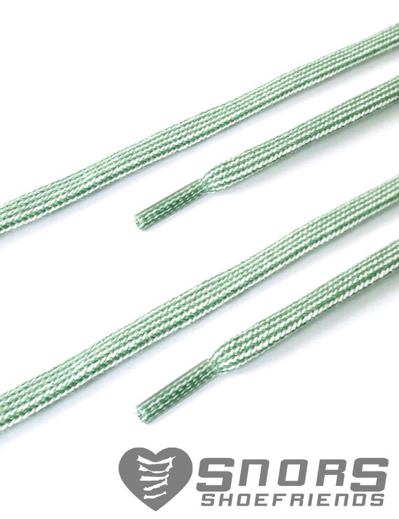 FLAX GRANDSON green GLITTER SNORS approx laces 5 mm 130 cm