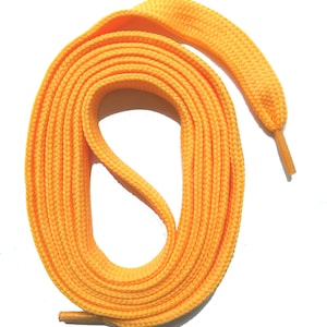 SNORS - Shoelaces - FLAT LACES Apricot, 9 lengths, 2 widths