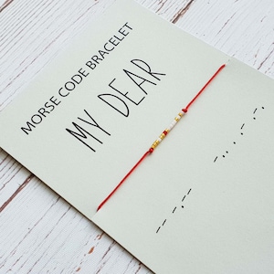 Morsecode-armband: Miyuki-kraal geheime boodschap vriendschapssieraden