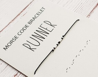Morse Code Runner Bracelet: Miyuki Gold & Silver Bead Secret Message