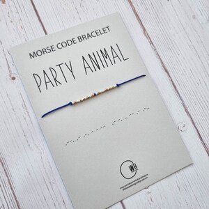Morsecode armband feestbeest: Miyuki Delica Bead Friendship Jewelry
