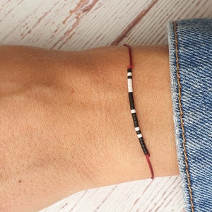 Survivor - Bracciale Sport Morse Code - Bracciale - Bracciale per donne e uomini - Gioielli Survivor - Bracciale con messaggio - Bracciale dell'amicizia
