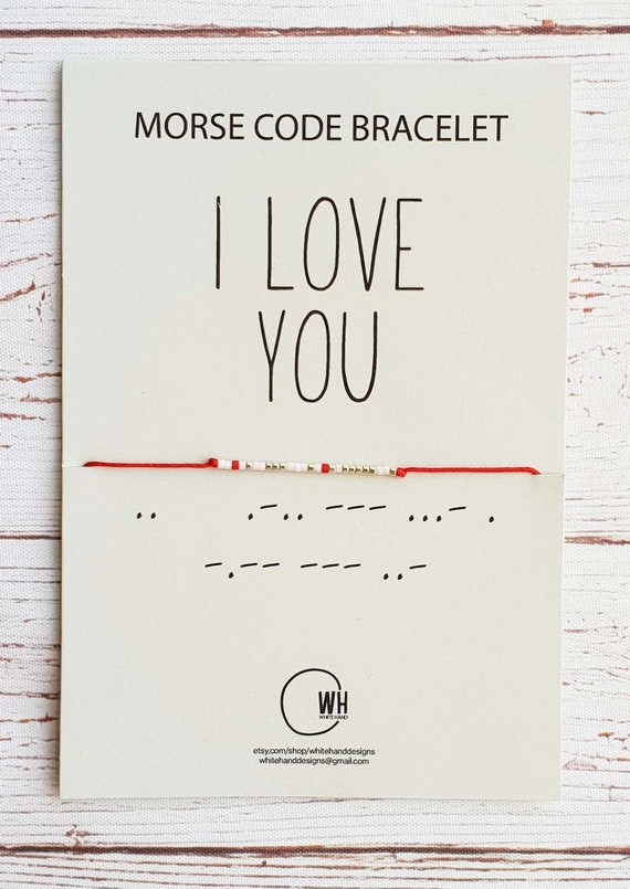 Pulsera Para Hombre, Pulsera De Moda Para Hombre, Color Negro, Blanco, 6 Mm, Inspirational Friendship Morse Code Blanco Turquesa Pulsera San Valentín, Unisex, 30cmx6mm, Cristal, Circonita Cúbica