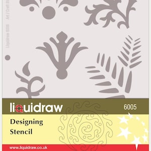 Liquidraw design estêncil artesanato camadas estênceis scrapbooking flor pintura carta estêncil modelo formas padrões decoração cartão fazendo