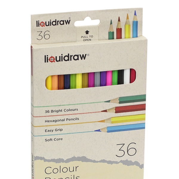 36 crayons de couleur pour adultes Crayons de dessin de couleur Premium Art pour adultes et professionnels