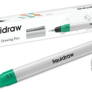 Liquidraw technische tekenpennen voor kunstenaars, 0,5 mm, navulbaar