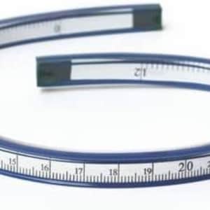 Liquidraw® 60cm flexibele liniaal, flexibele curve vinyl franse curve liniaal (60cm)