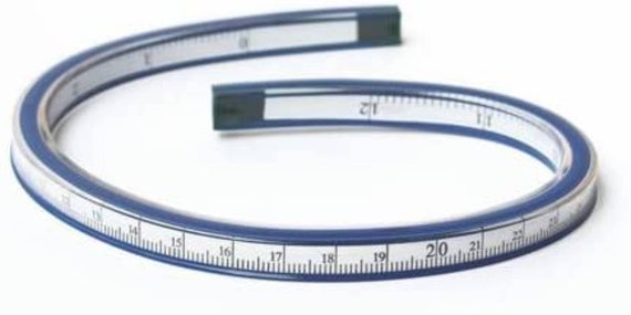 Liquidraw® 60cm Flexible Ruler, Flexible Curve Vinyl French Curve
