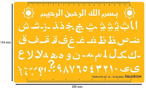 Scan - Kit Di Stencil Per Lettere E Numeri, 50 Mm - Foto 7