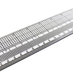 Liquidraw Grading Lineal für die Schnittherstellung, Pattern Maker Quilting Sewing Lineal 45cm 18 Zoll Imperial & metrische Maße für die Schneiderei