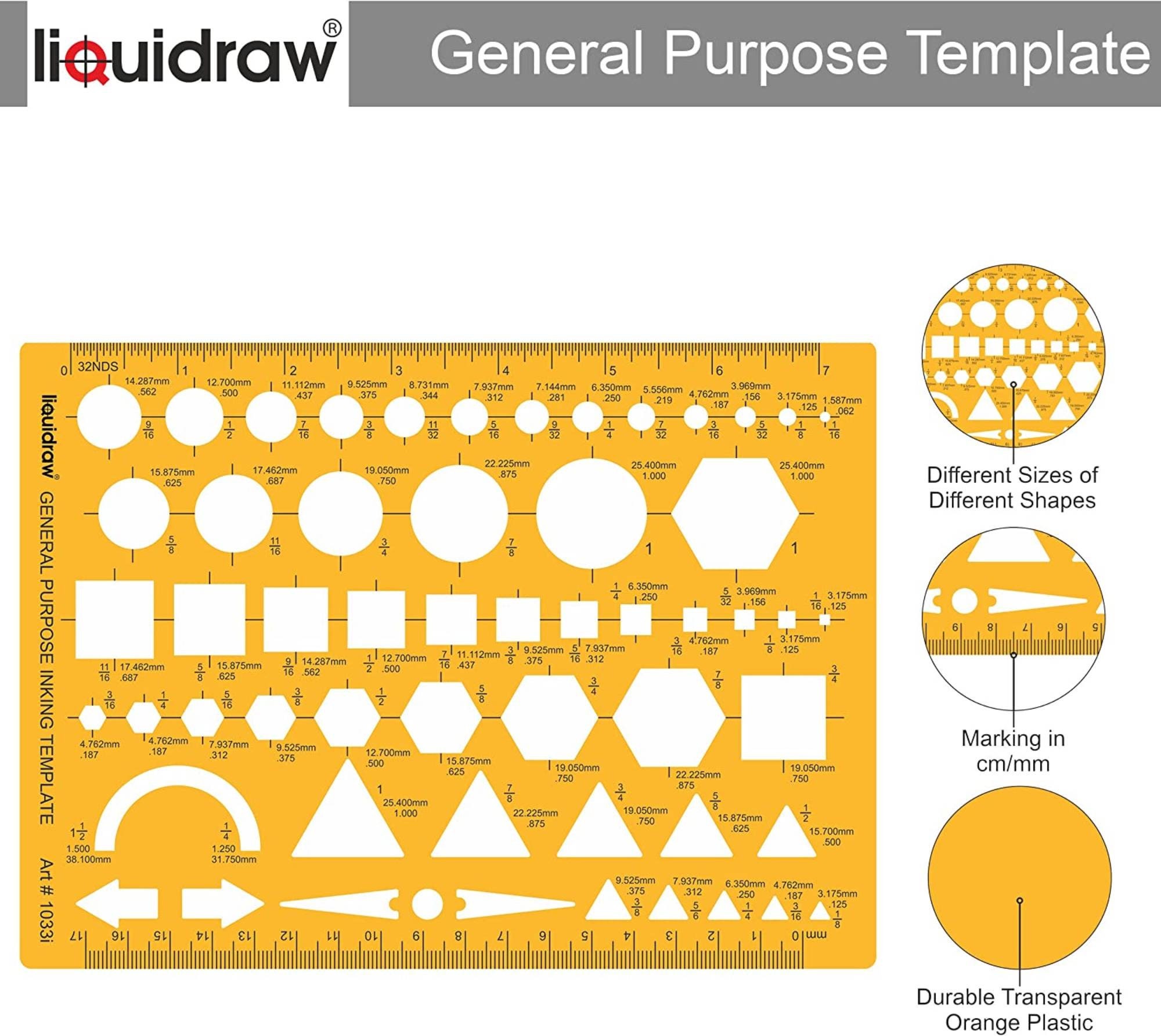 Liquidraw Circle Template Stencil Ellipse Oval Triangle Square Hexagon ...