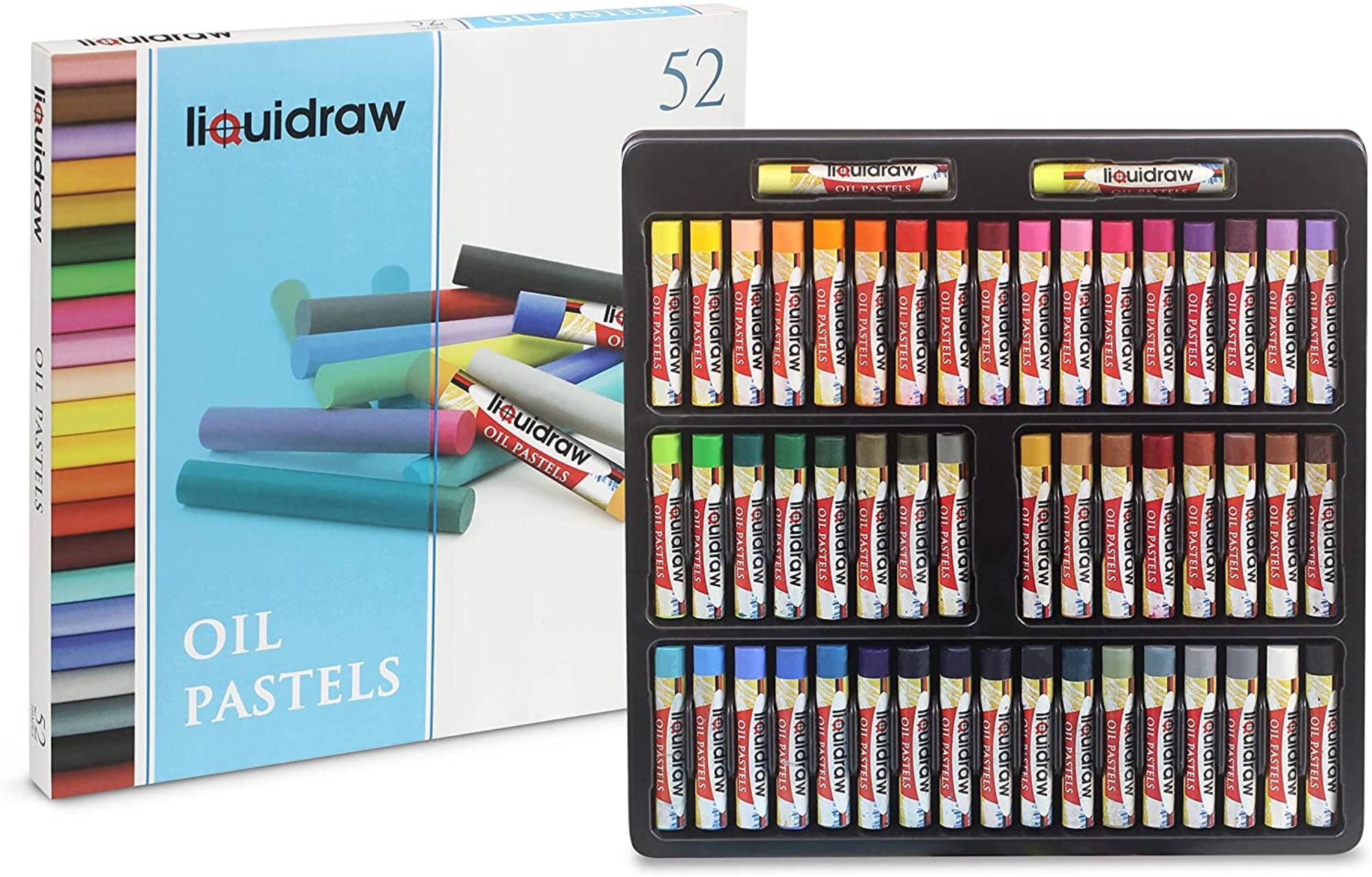  Liquidraw Oil Pastels Super Soft Water Soluble For