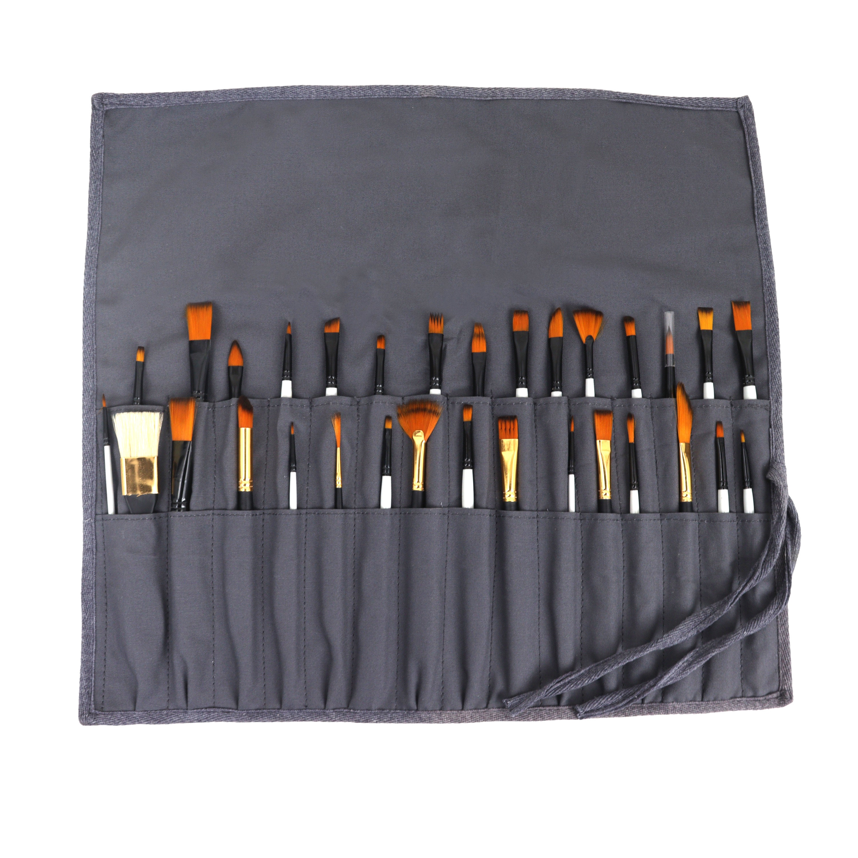 Paint Brush Holder - Paintbrush Roll Up Bag - Paintbrush Holder Organizer  Storage Pouch - Gifts for Artist Painters - Pinselrolle