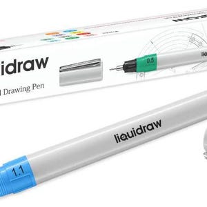 Liquidraw technische tekenpennen voor kunstenaars, 1,1 mm, navulbaar