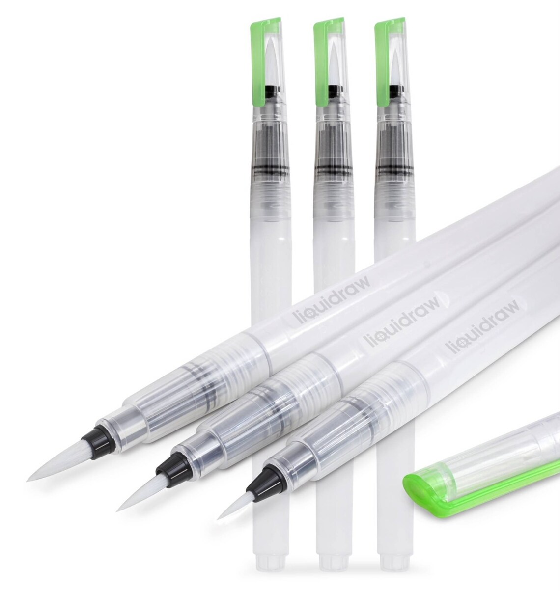 Liquidraw 3 x Water Brush Ink Pen Calligraphy Paint Pens For Etsy