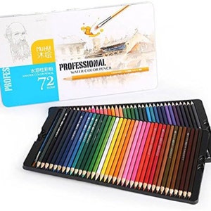 72 aquarelpotloden, premium kunsttekening schetspotloden voor volwassenen en professionals aquarelpotloden voor aquareltekening kleuren