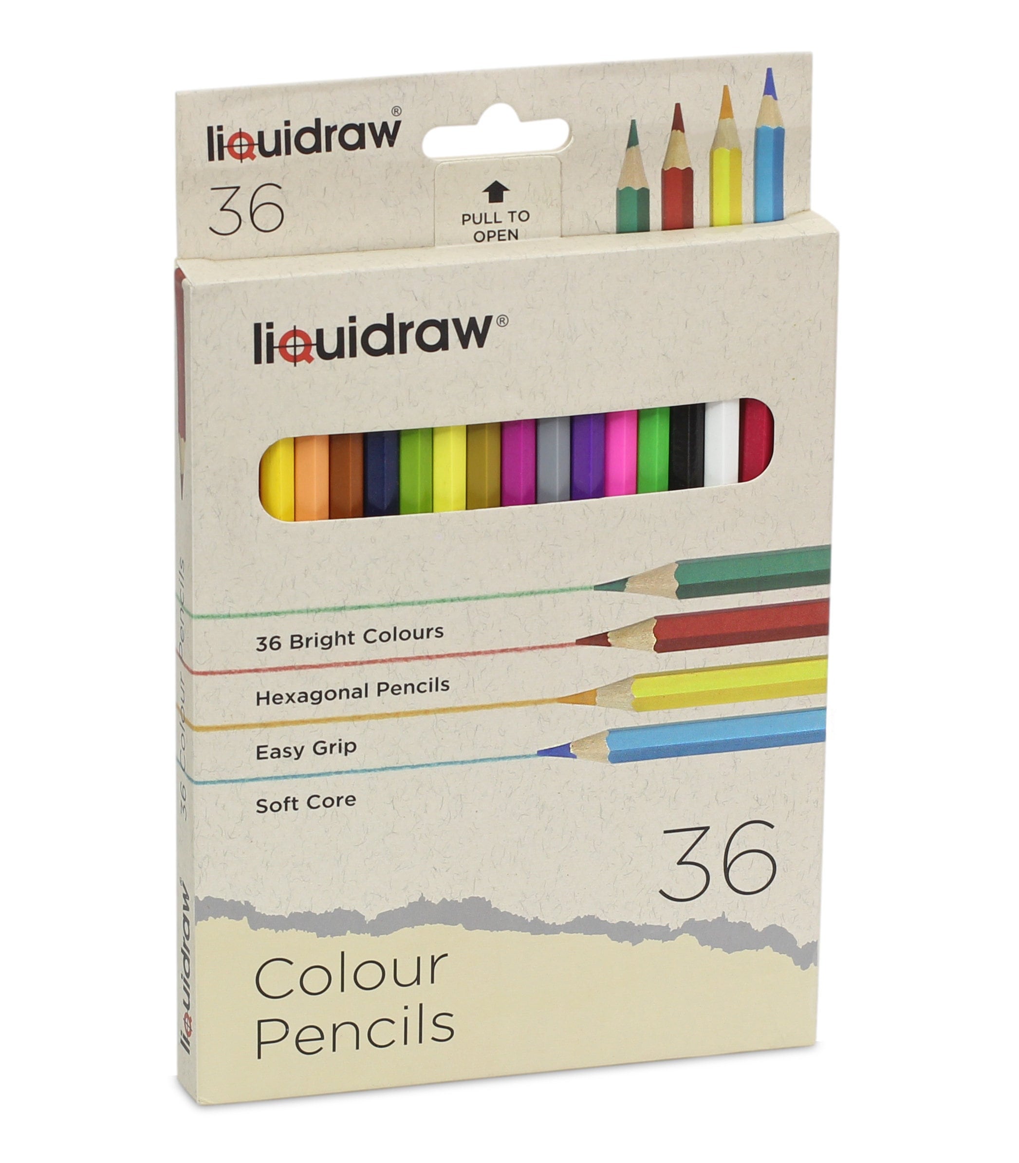 Linear Color Pens Set of 6, Patterned Roller Pens, Multicolor