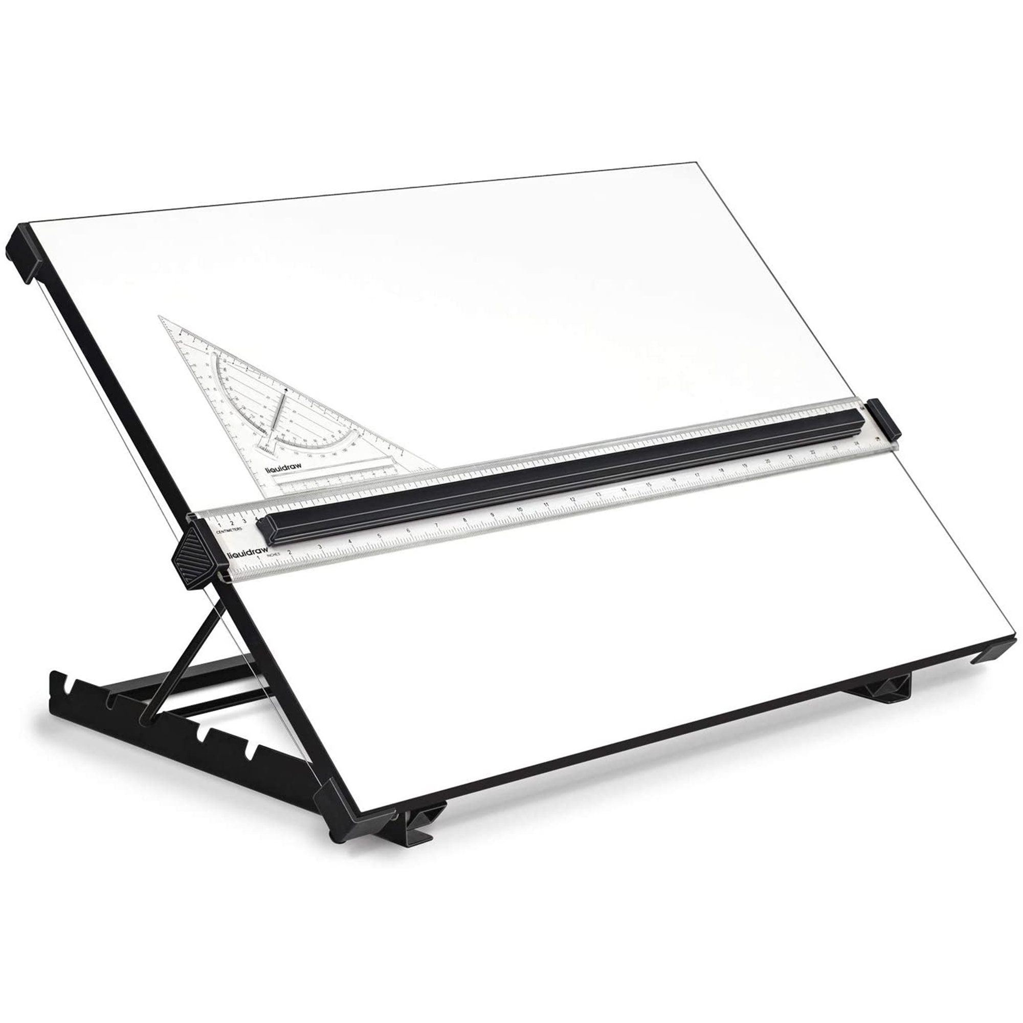 Liquidraw A2 Drawing Board Parallel Motion, Table Model With 5 Adjustable  Working Angles, Includes Drawing Board Clips & Set Square 