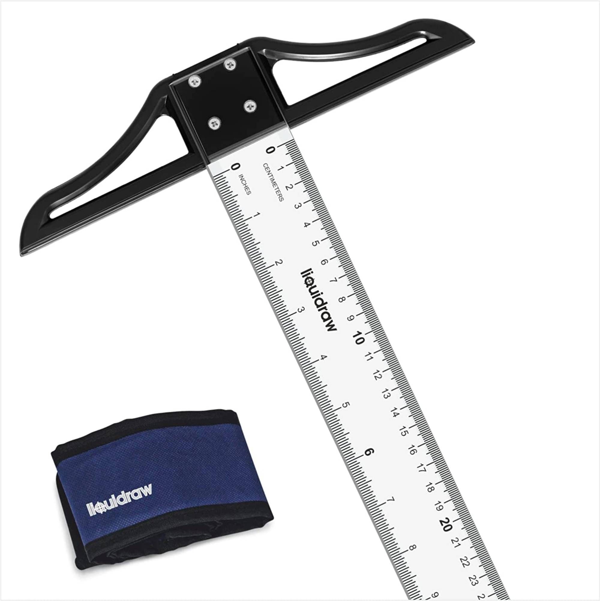 T Shaped Ruler T Ruler T-Square T-Shaped Ruler Acrylic Detachable T Square  Ruler Acrylic Square Ruler - Yahoo Shopping