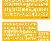 1 Inch Alphabet Letter Stencils For Painting - 70 Pack Letter - Want It All - View #11