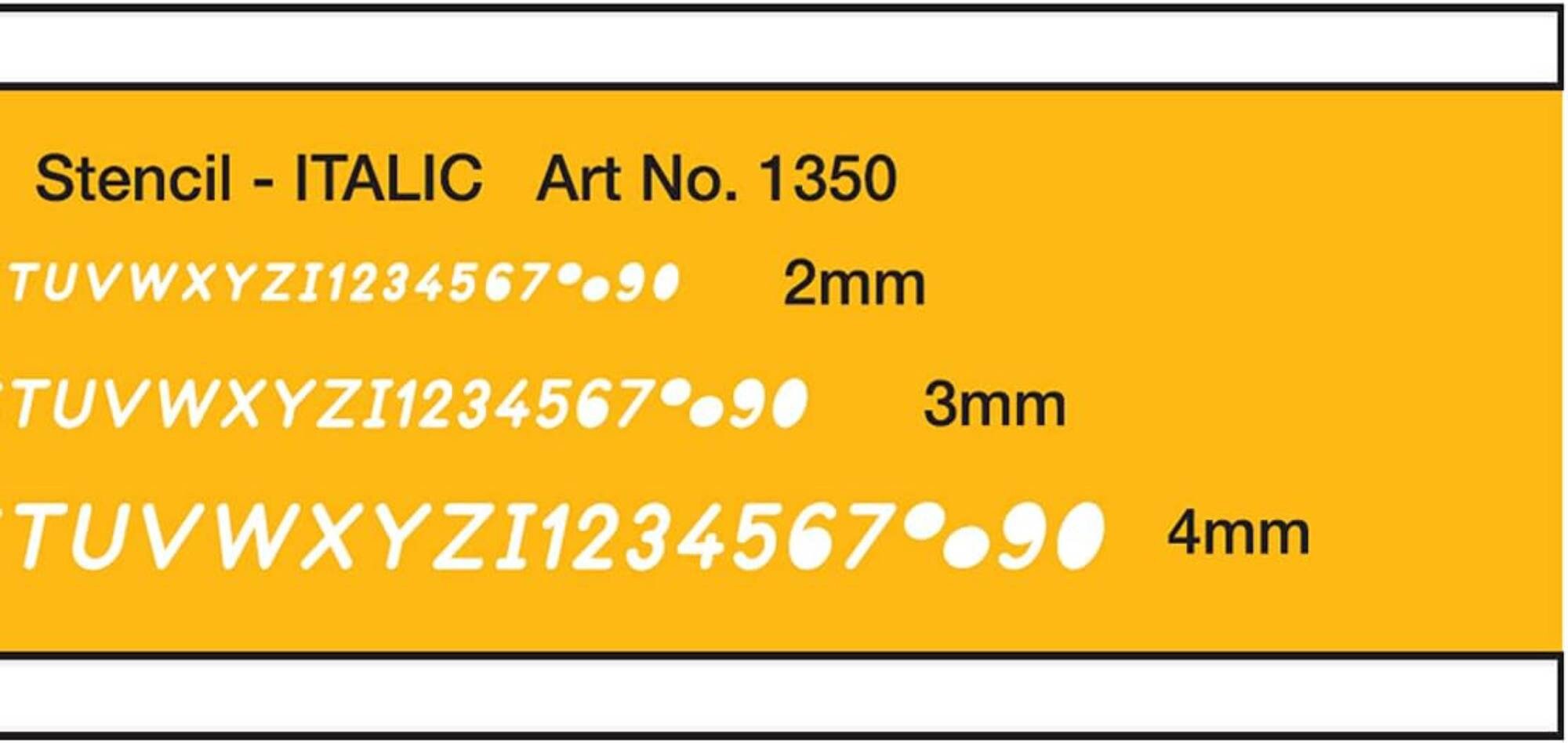 Liquidraw Lettering Stencils for Crafts English Stencil Alphabet Number ...