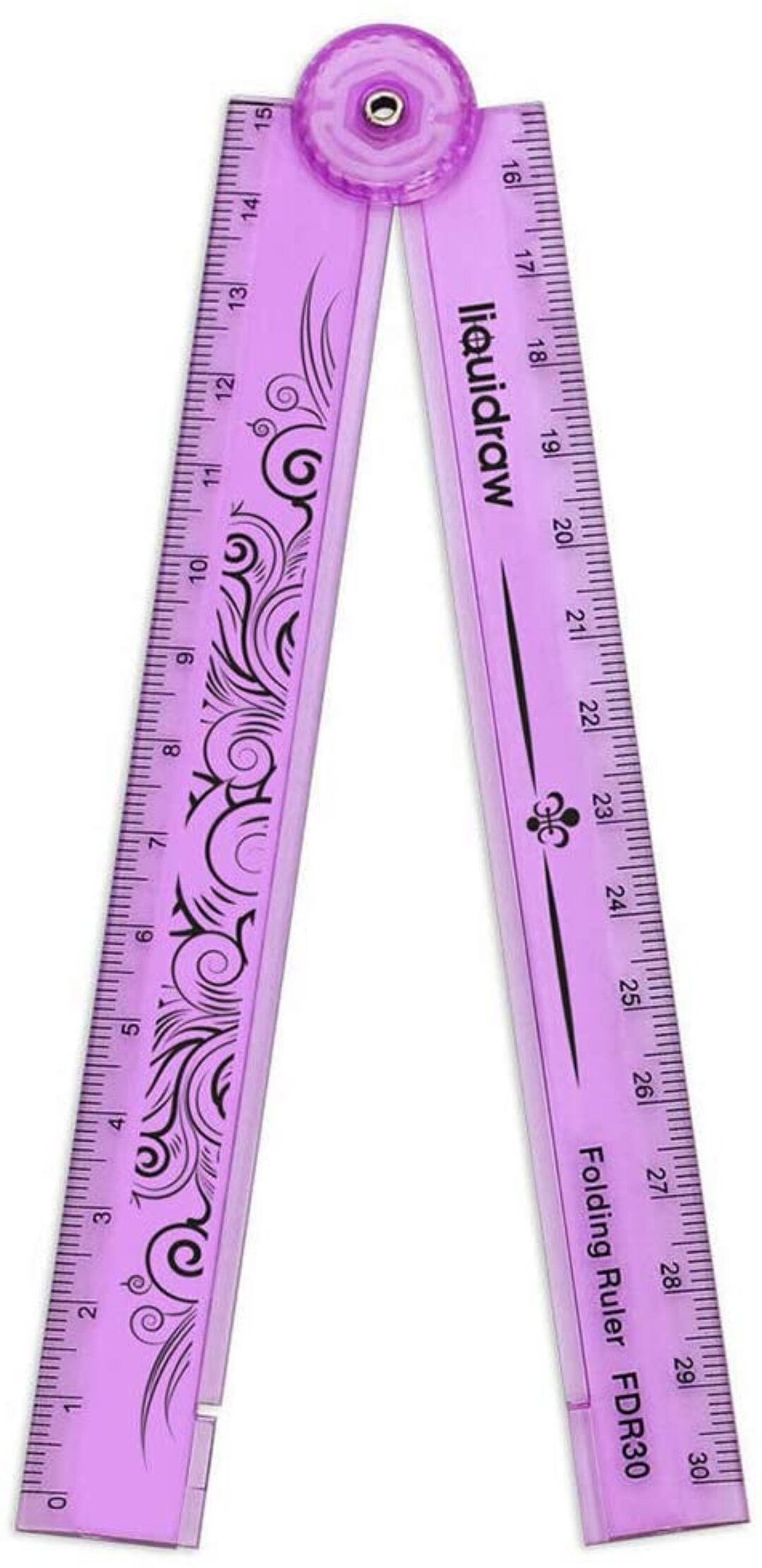 Liquidraw 30cm Folding Ruler Foldable Ruler School Stationery pink Etsy UK