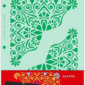 Liquidraw Design Stencils voor Ambachten, Gelaagde Stencils Scrapbooking Flower Craft Schilderij Letter Stencil Sjabloon