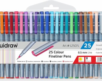 Set 12 Penne A Sfera A Inchiostro Gel Bianco – Punta Fine, Asciugatura Rapida – Per Disegnare Su Carta Scura, Schizzi E Illustrazioni