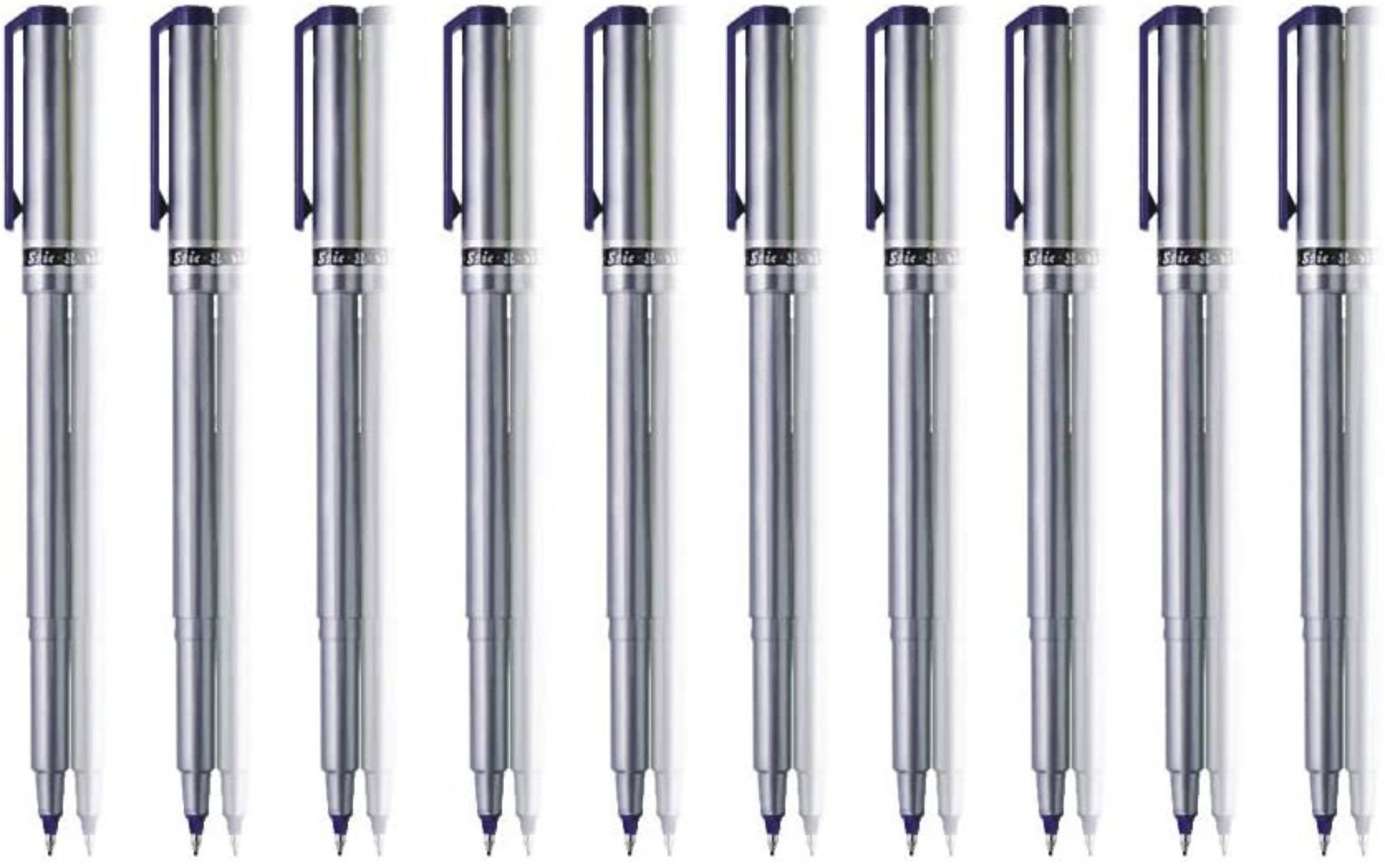 10 Black Fineliner Pens Set Fine Point Pens 0.5mm Fineliners Black Coloured Pens Drawing Art