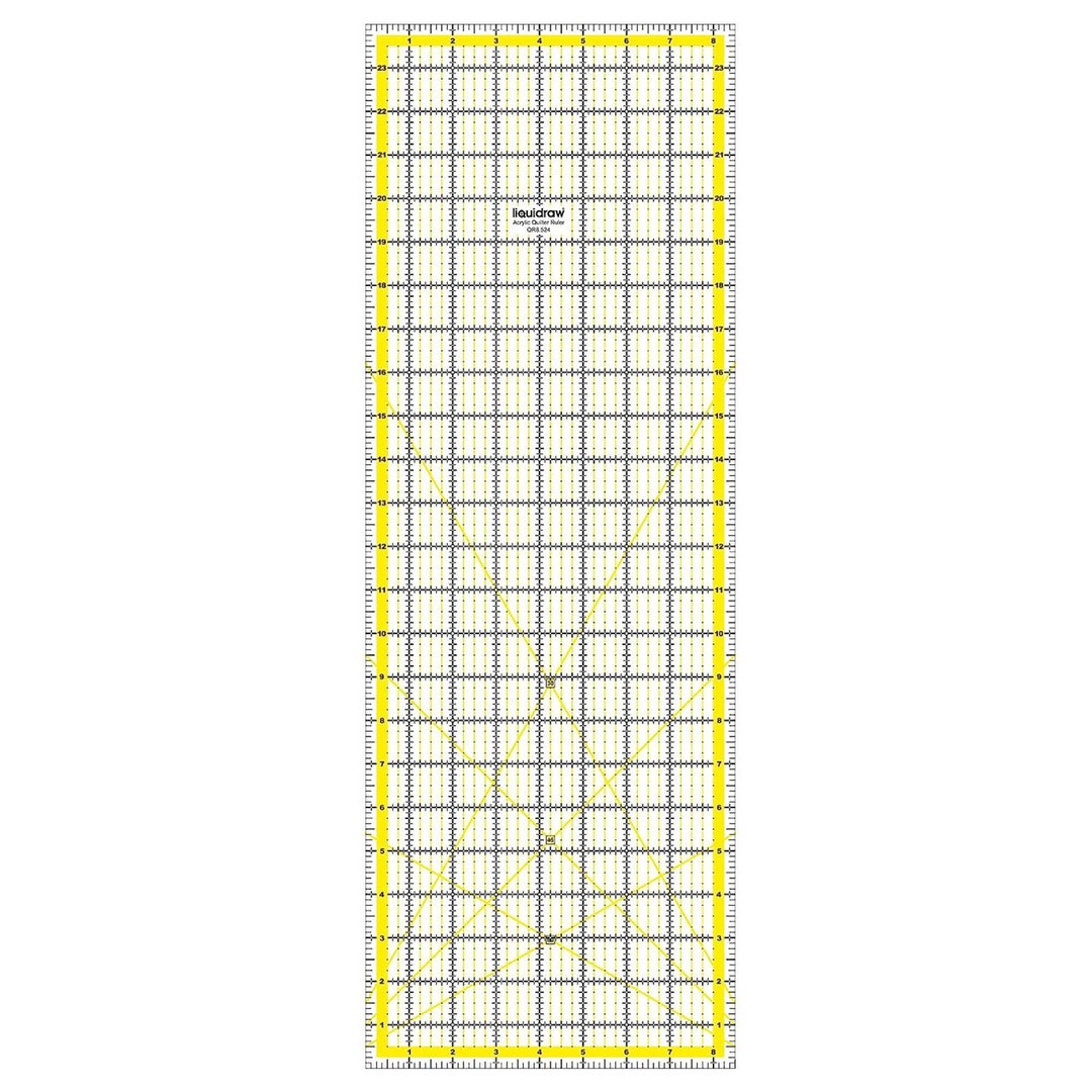Liquidraw Quilting Ruler 8.5