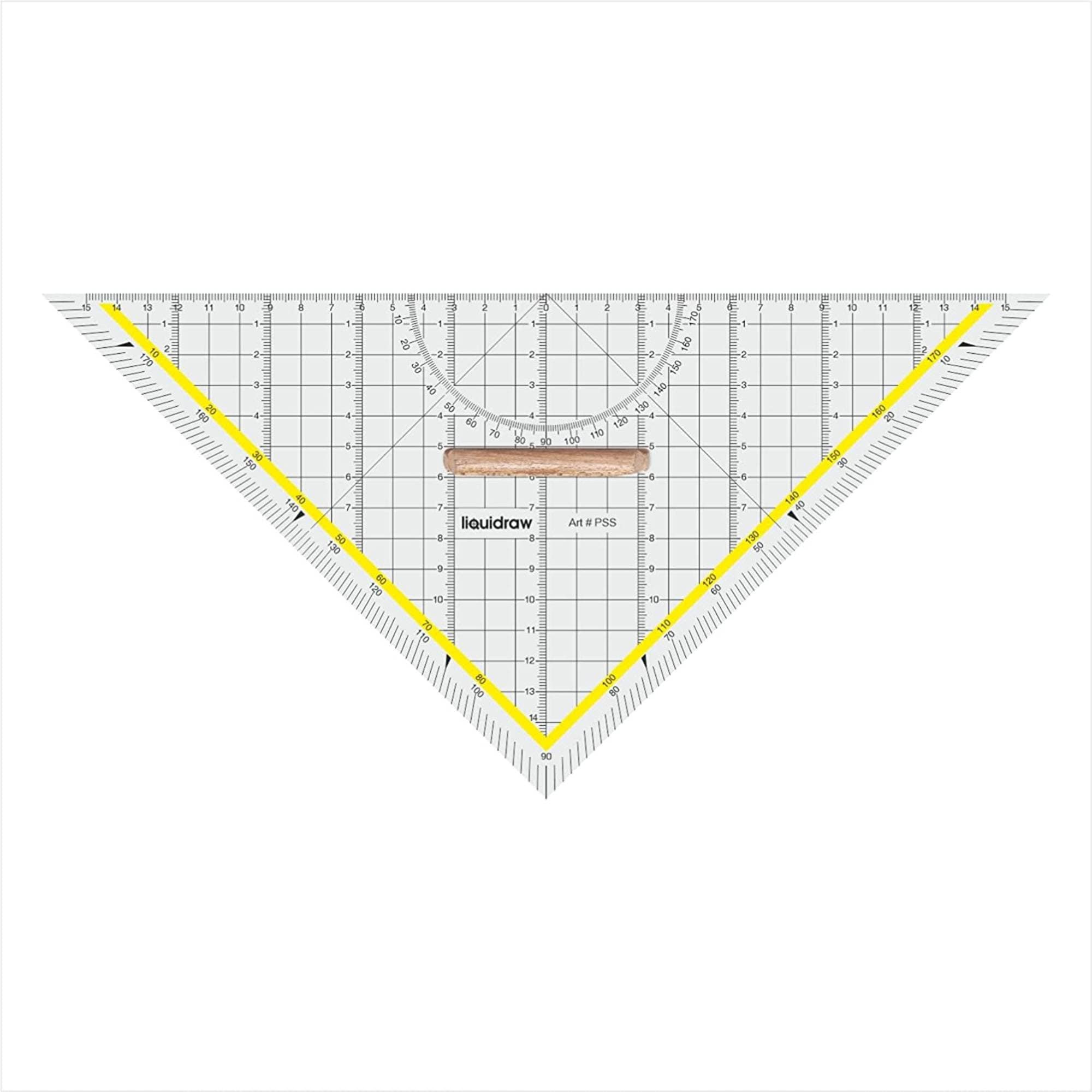 Creative Grids 4.5″ x 8.5″ Rectangular Quilting Ruler CGR48. Turn