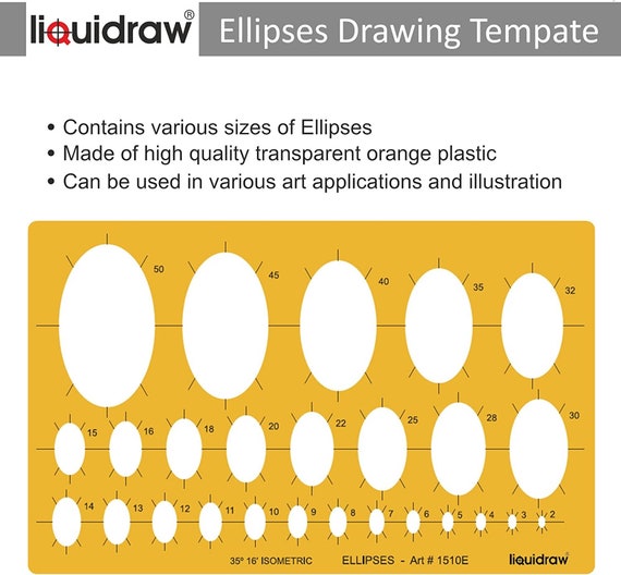 A ruler for drawing the ellipse.