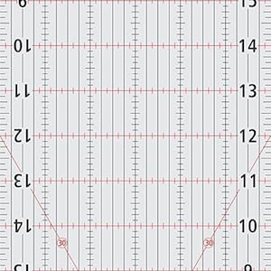Liquidraw Quilting Ruler - 6" x 24" | Patchwork Rectangle Quilting Template | 3 mm Thick
